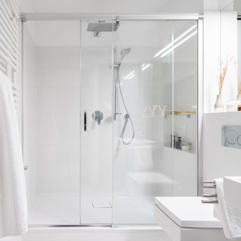 Modern Shower with Accessories